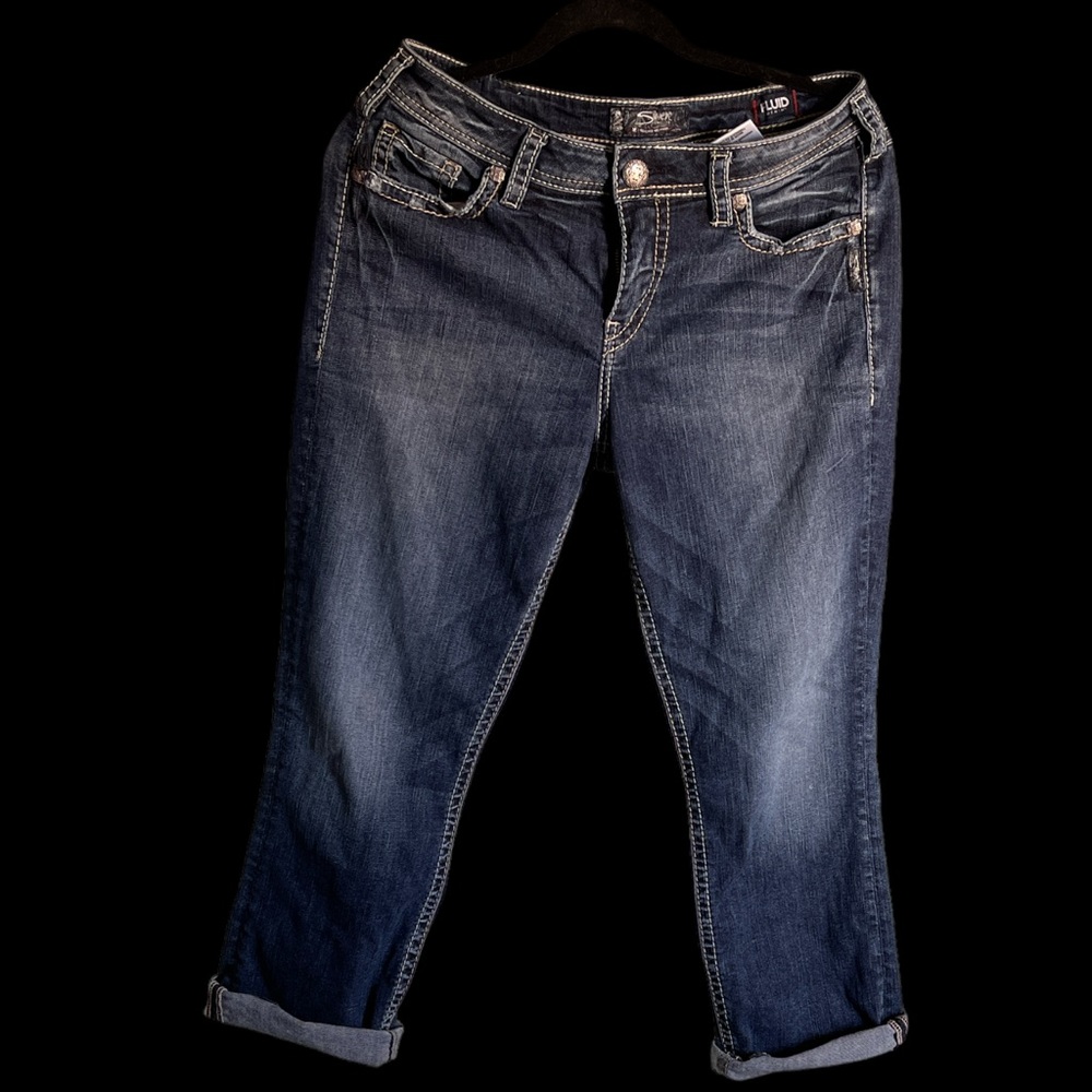 NWOT Silver Suki High capri